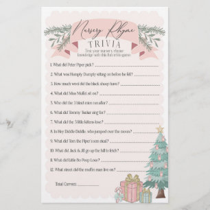 pink nutcracker nursery rhyme trivia baby game