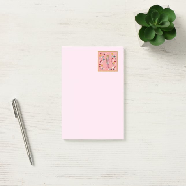 Pink Nutcracker Post-it Notes (Office)