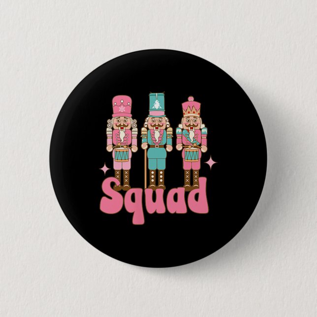 Pink Nutcracker Squad In My Nutcracker Era Christm 6 Cm Round Badge (Front)