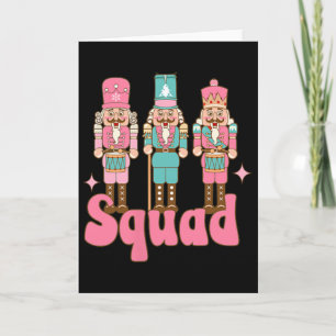 Pink Nutcracker Squad In My Nutcracker Era Christm Card
