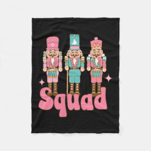 Pink Nutcracker Squad In My Nutcracker Era Christm Fleece Blanket