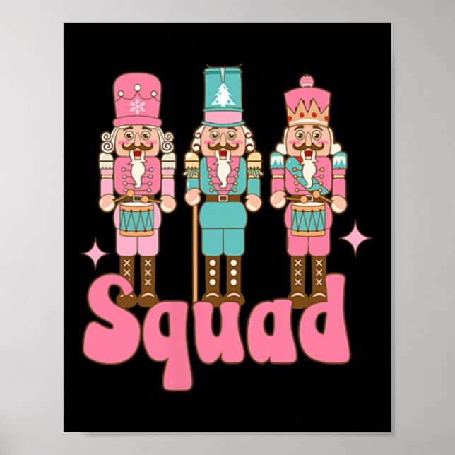 Pink Nutcracker Squad In My Nutcracker Era Christm Poster (Front)