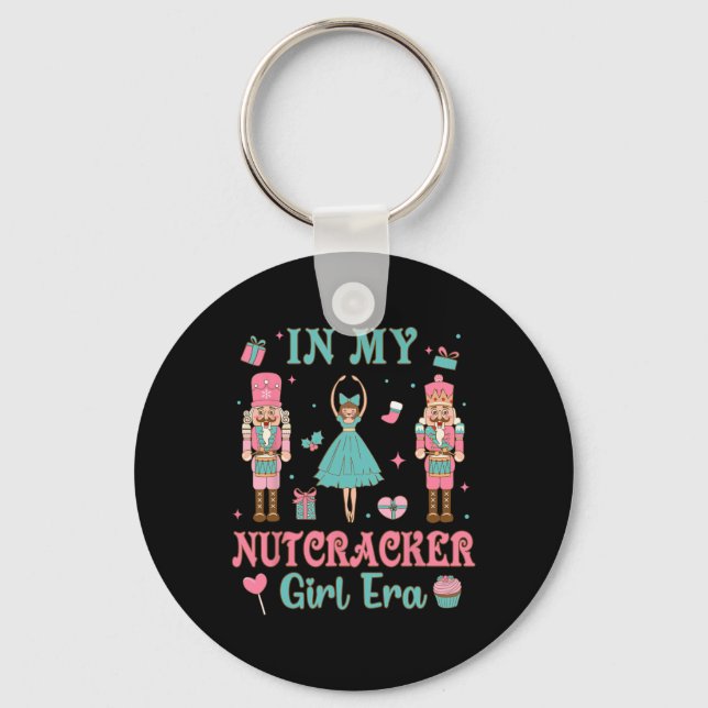 Pink Nutcracker Squad In Nutcracker Girl Era Chris Key Ring (Front)