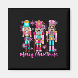 Pink Nutcracker Squad Pink Christmas Ballet Xmas W Magnet