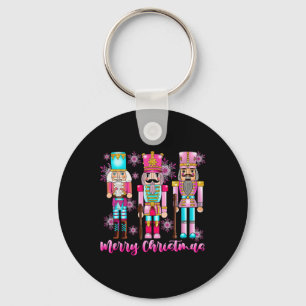Pink Nutcracker Squad Pink Christmas Byllet Xmas W Key Ring