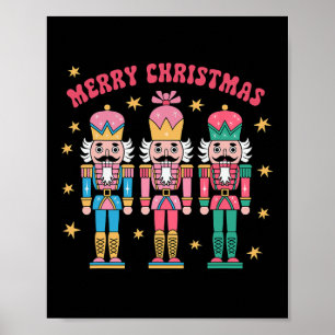 Pink Nutcracker Squad Pink Christmas Byllet Xmas W Poster