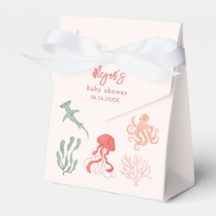 Pink Ocean Baby Shower Favour Box