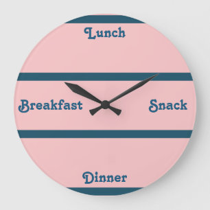 Pink & Ocean Blue Word Clock