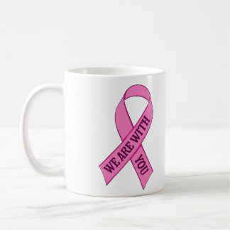 Pink October: Standing With You Coffee Mug