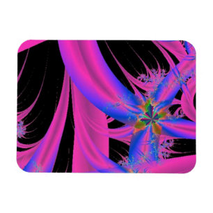 Pink Octopus Abstract Magnet
