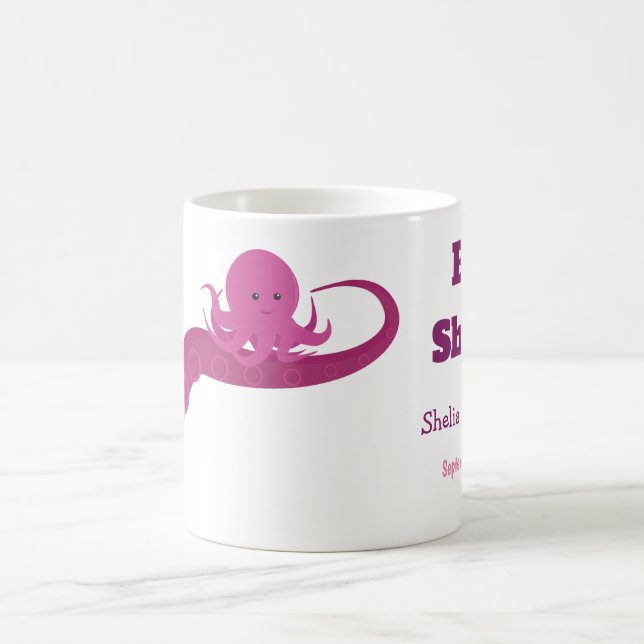 Pink Octopus | Baby Shower Mug (Center)