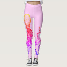 Pink Octopus Leggings