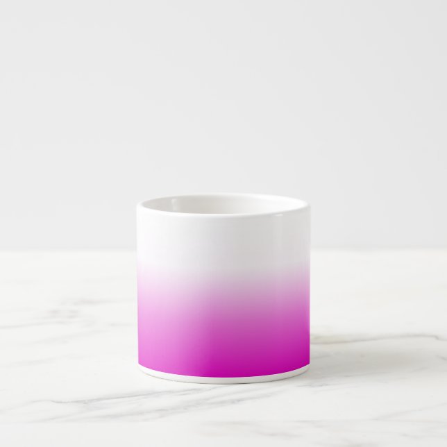 Pink Ombr Gradient Background Design-60416 Espresso Cup (Front)