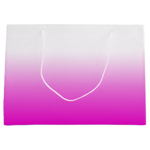Pink Ombr Gradient Background Design-60416 Large Gift Bag