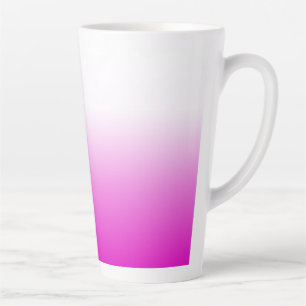 Pink Ombr Gradient Background Design-60416 Latte Mug