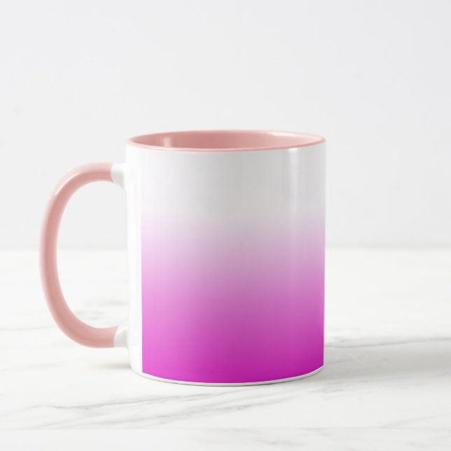 Pink Ombr Gradient Background Design-60416 Mug (Left)