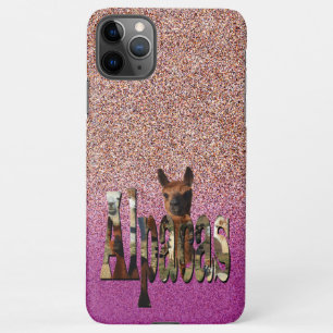 Pink Ombre Alpaca Design, iPhone 11Pro Max Case