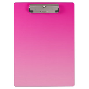 “Pink Ombre” Clipboard