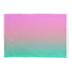 Pink ombre gradient pinkish tone soft blurred pillowcase