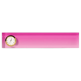 Pink Ombre Nameplate