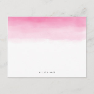 Pink Ombre Note Cards