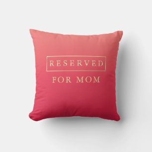 Pink Ombre Reserved Seat Cushion