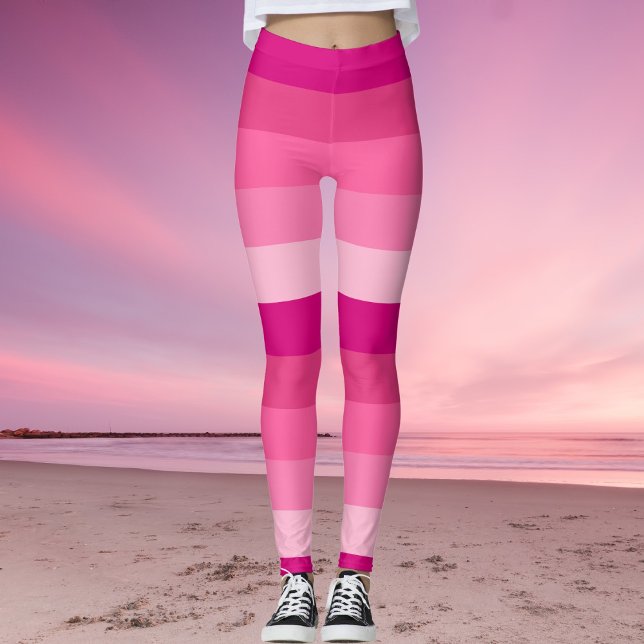 Pink Ombre Shade  Leggings (Creator Uploaded)