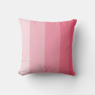Pink Ombre Stripe Cushion