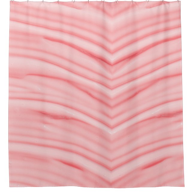 Pink Ombre Texture  Shower Curtain (Front)