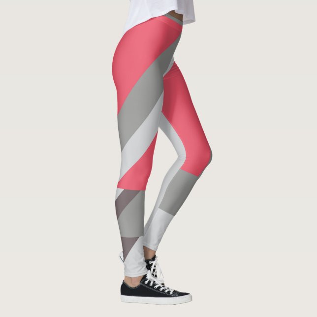 Pink on grey leggings (Right)
