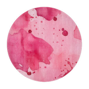 Pink on Pink Abstract Cutting Board