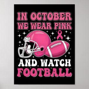 Pink on the Gridiron: Football's Commitment 2025 Poster