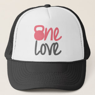 Pink "One Love" Trucker Hat