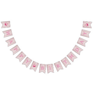 Pink One Silly Cat 1st Birthday Welcome Bunting