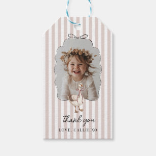 Pink One Silly Goose 1st Birthday Gift Tags