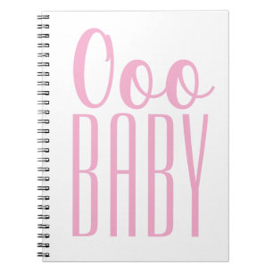 Pink Ooo BABY: Baby Shower Gift Prize Notebook