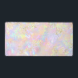 pink opal design faux chunky glitter desk mat<br><div class="desc">opal inspired texture desk mat</div>