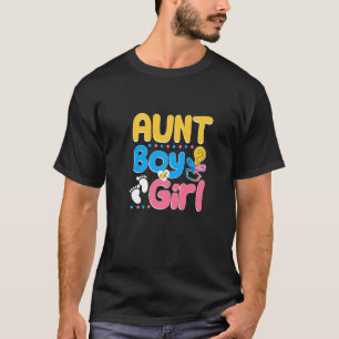 Pink or Blue Aunt Loves You Best Auntie Ever Aunt T-Shirt