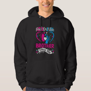 Pink Or Blue Brother We Love You Pregnancy Cute An Hoodie