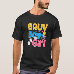 Pink or Blue Bruv Loves You Best Brother Ever Big T-Shirt