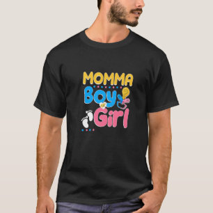 Pink or Blue Momma Loves You Best Mum Ever Motherh T-Shirt