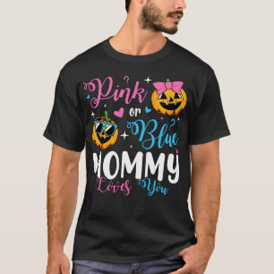 Pink Or Blue Mummy Loves You Pumpkin Baby Men T-Shirt