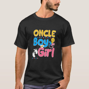 Pink or Blue Oncle Loves You Best Uncle Ever Frenc T-Shirt