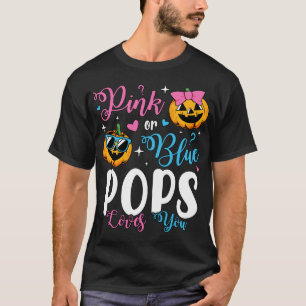 Pink Or Blue Pops Loves You Pumpkin Baby Men T-Shirt