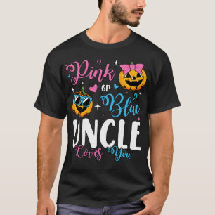 Pink Or Blue Uncle Loves You Pumpkin Baby Men T-Shirt