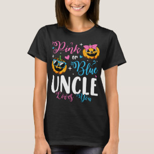 Pink Or Blue Uncle Loves You Pumpkin Baby Women T-Shirt
