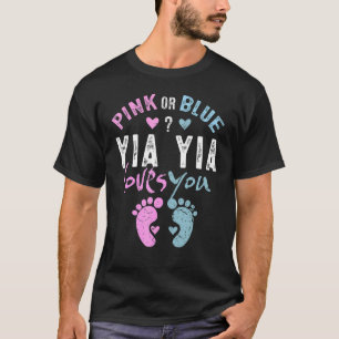 Pink or Blue Yia Yia Loves You Grandma   for Grand T-Shirt