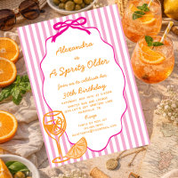 Pink Orange A Spritz Older Aperol Spritz Birthday