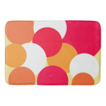 Pink, Orange and Yellow Polka Dots