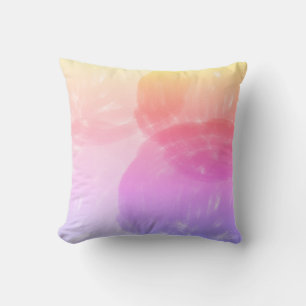 pink orange cushion